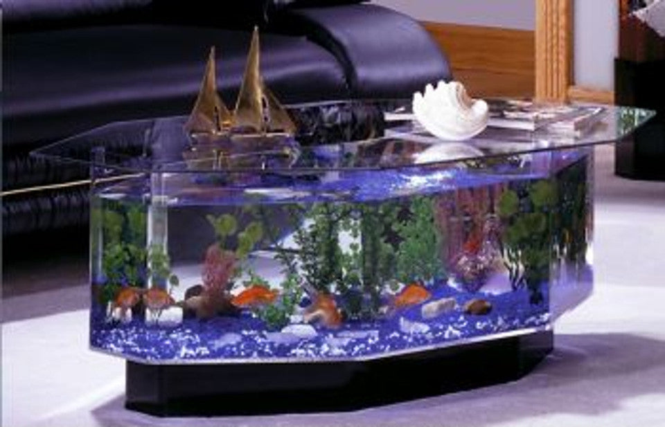 Midwest Tropical 680 Stretched Octagon Aquarium Coffee Table: A Striking Aquatic Centerpiece for Your Space