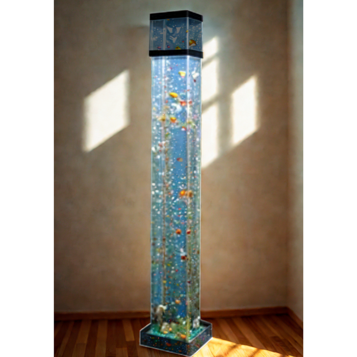 S-1000 Midwest Tropical Square AquaTower Aquarium – A Modern, Stylish Display for Your Aquatic World