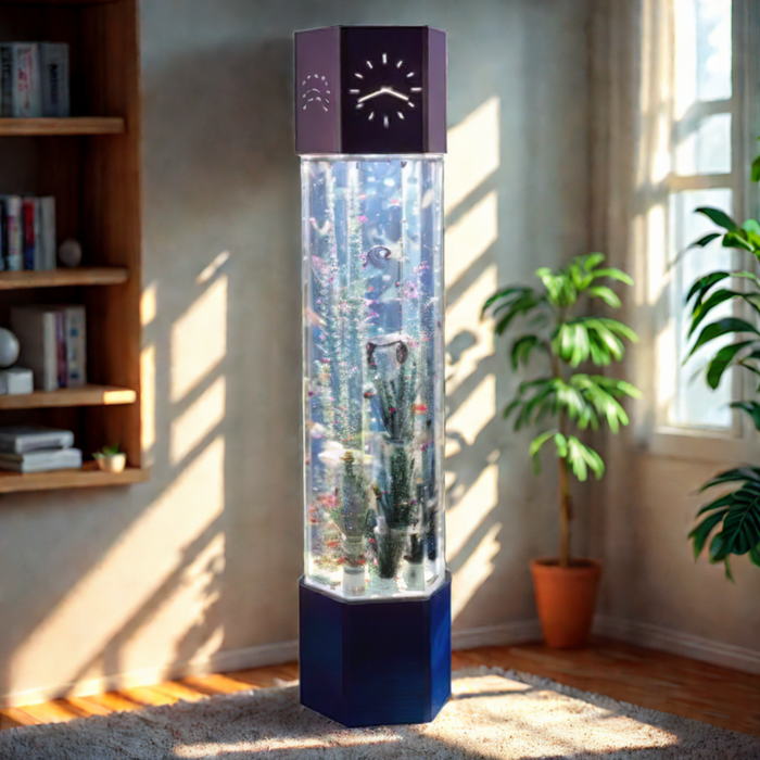 HT-1 Midwest Tropical Hexagon AquaTower Aquarium, Modern Elegance Meets Aquatic Innovation