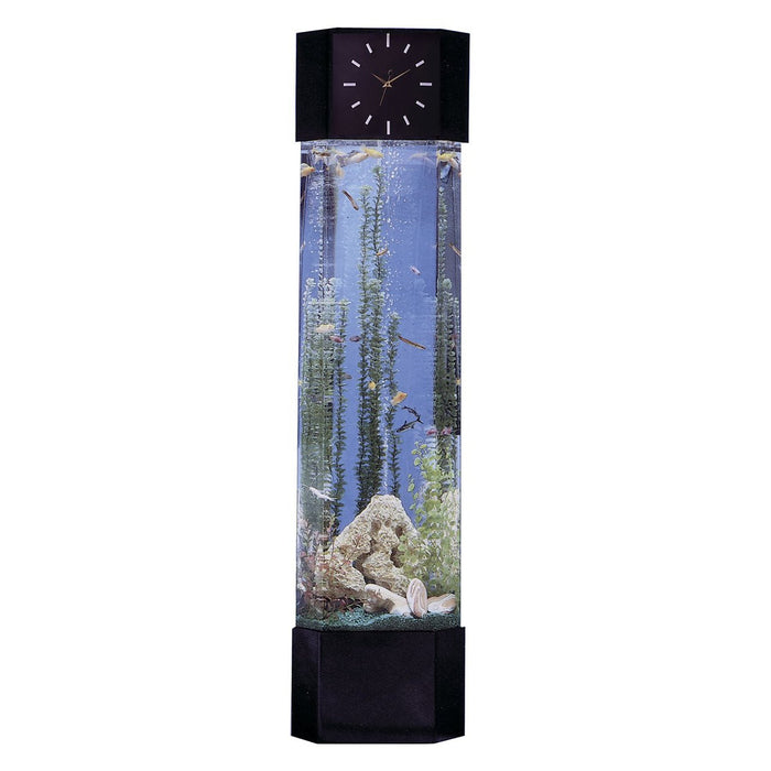 PT-3000 Midwest Tropical Pentagon AquaTower Aquarium – Bold Design with Stunning Aquatic Views