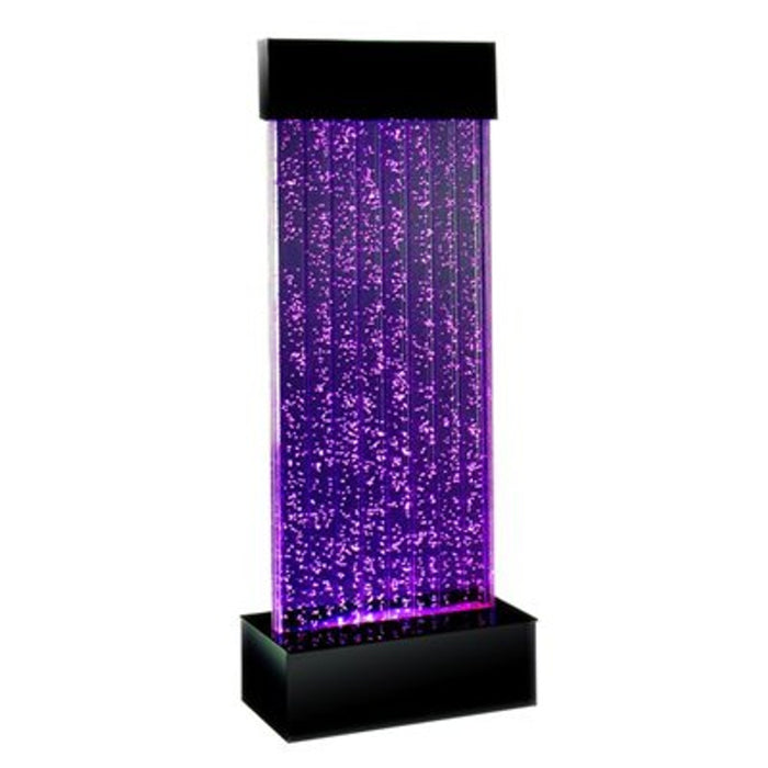 Midwest Tropical WP-4 Water Panel Fountain: Modern Freestanding Bubble Wall for a Tranquil Indoor Atmosphere